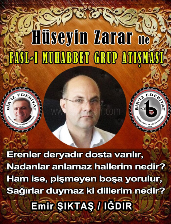 274 Fasl-ı muhabbet Atışma dörtlükleri