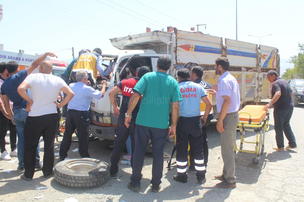 Iğdırda Trafik Kazası