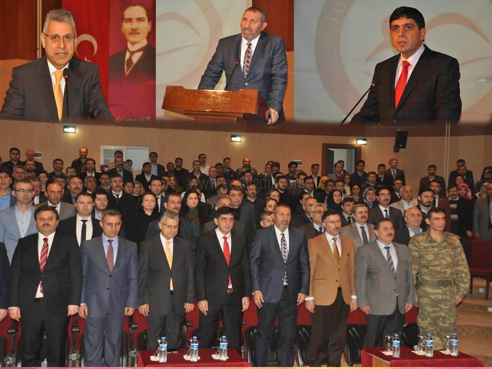 IĞDIR ÜNİVERSİTESİNDE REKTÖRLÜK DEVİR TESLİM TÖRENİ YAPILDI