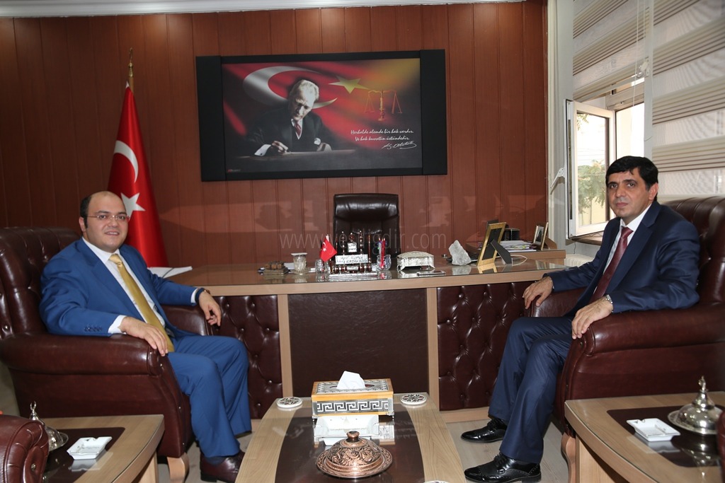 Rektör Alma Adalet Komisyonu Başkanı Arif Hamdi Sazakı Ziyaret Etti