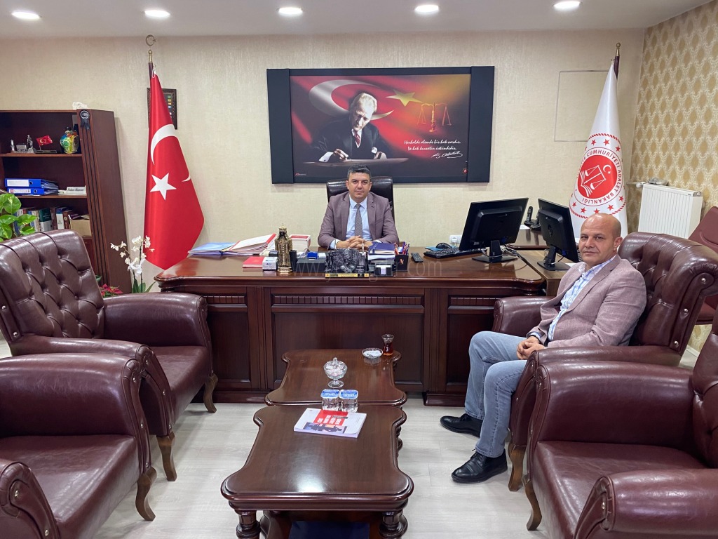 CUMHURİYET BAŞSAVCISI SERKAN BAŞARANA HOŞGELDİN ZİYARETİ