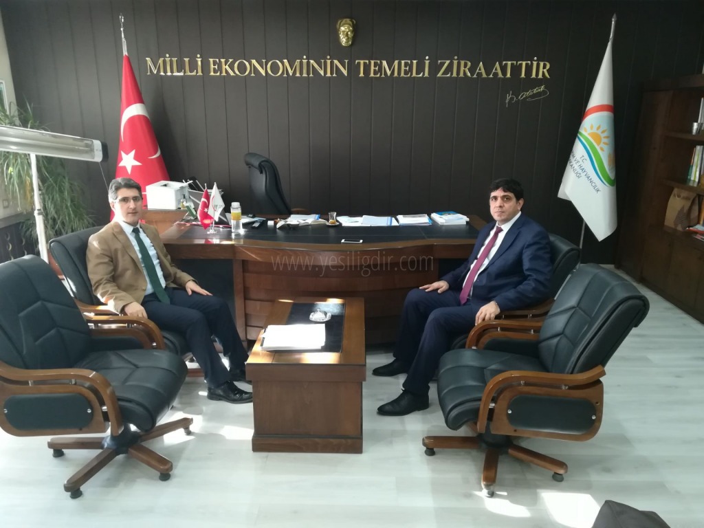 Rektör Alma Ağrı İl Tarım Müdürü Kenan Engine İade-i Ziyarette Bulundu