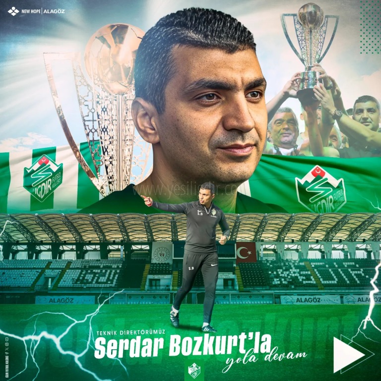 Teknik direktör Serdar Bozkurt ile yola devam