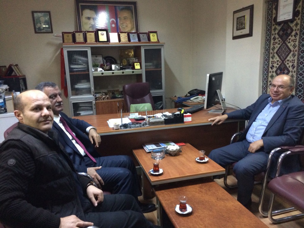 Iğdır Eski Valisi Amir Çiçekten Nezaket Ziyareti