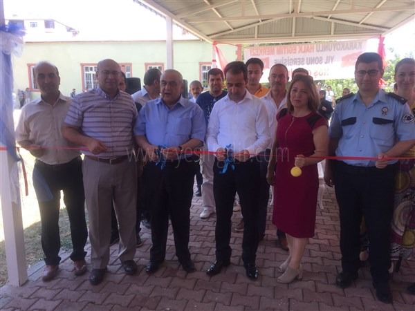 Karakoyunlu Halk Eğitim Müdürlüğü yılsonu sergisi açılışı yapıldı