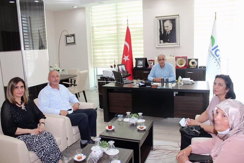 AYYILDIZ KADIN KOOPERATİFİNDEN TİCARET ODASI YÖNETİM KURULU BAŞKANINA ZİYARET