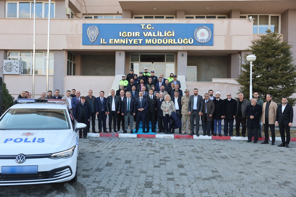 Iğdır Emniyet Müdürlüğünde Araç Teslim Töreni Düzenlendi