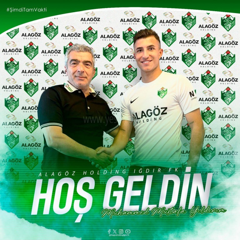 Alagöz Holding Iğdır FK Ailemize Hoş Geldin Muhammed Mustafa Yıldırım