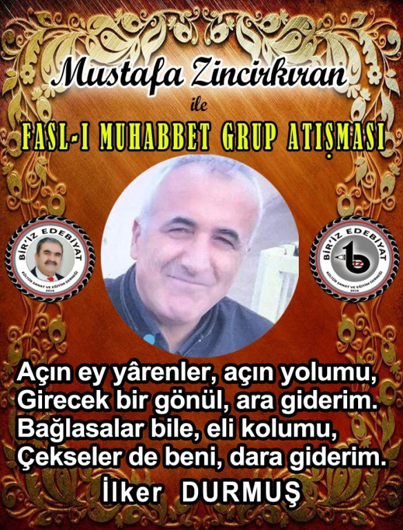 GÖNÜL KONULU FASL-I MUHABBET ŞİİR SEÇKİSİ EV SAHİBİ ŞAİRİLKER DURMUŞ