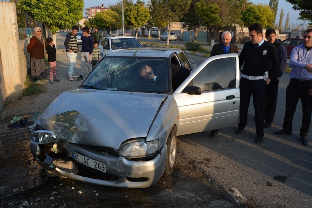 TRAFİK KAZASI BİR YARALI