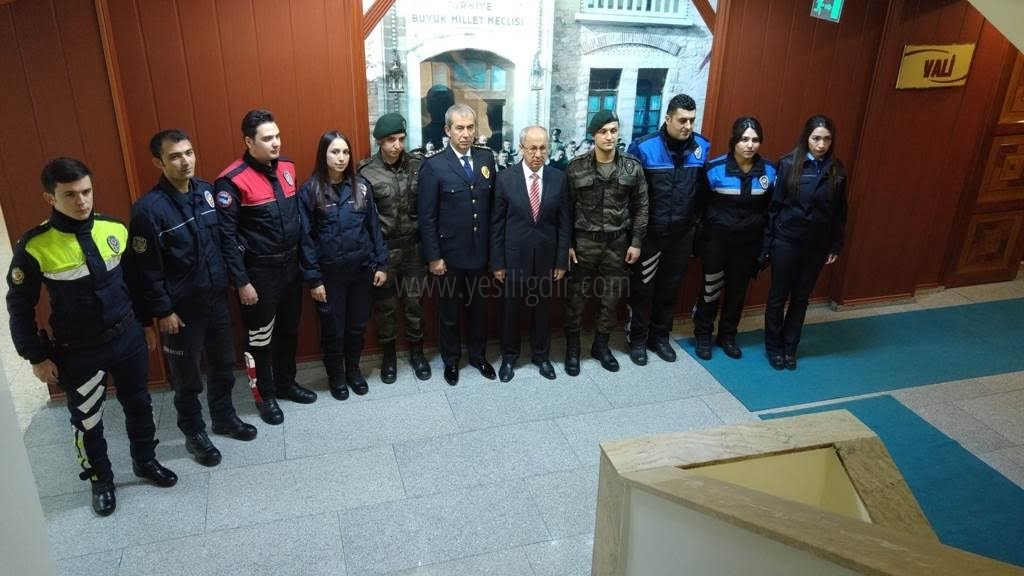 POLİS TEŞKİLATINDAN VALİ DAVUT HANERE ZİYARET