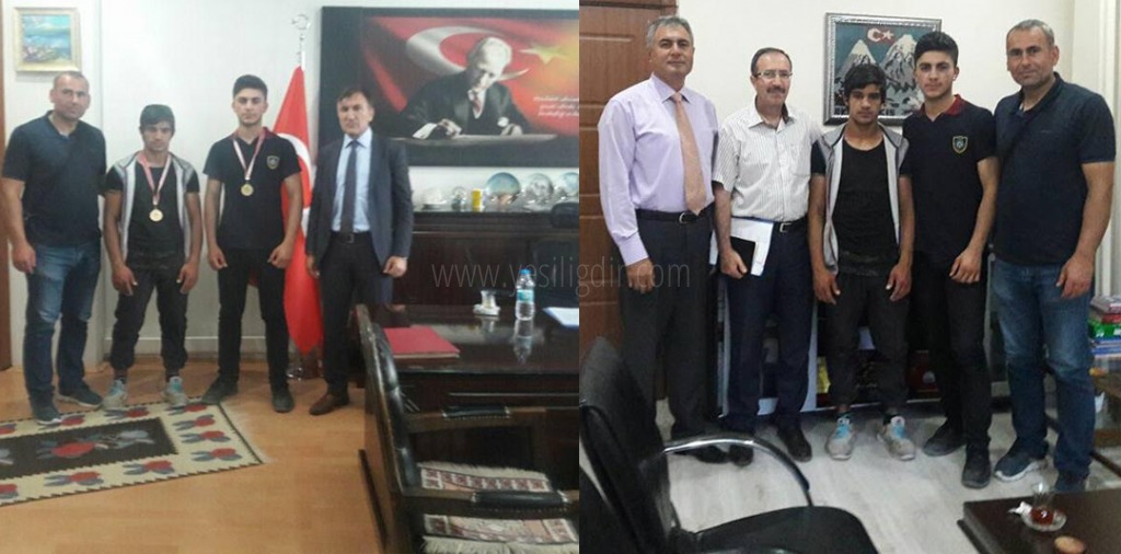 Şampiyonlardan Teşekkür Ziyareti
