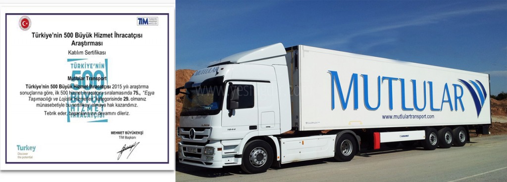 MUTLULAR TRANSPORT TÜRKİYE 75'CİSİ VE 29'UNCUSU