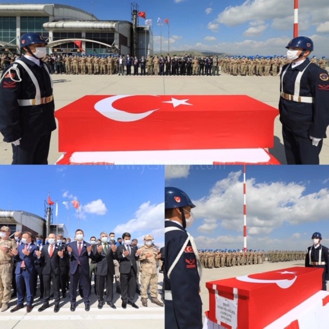 ŞEHİDİMİZ ANKARAYA UĞURLANDI