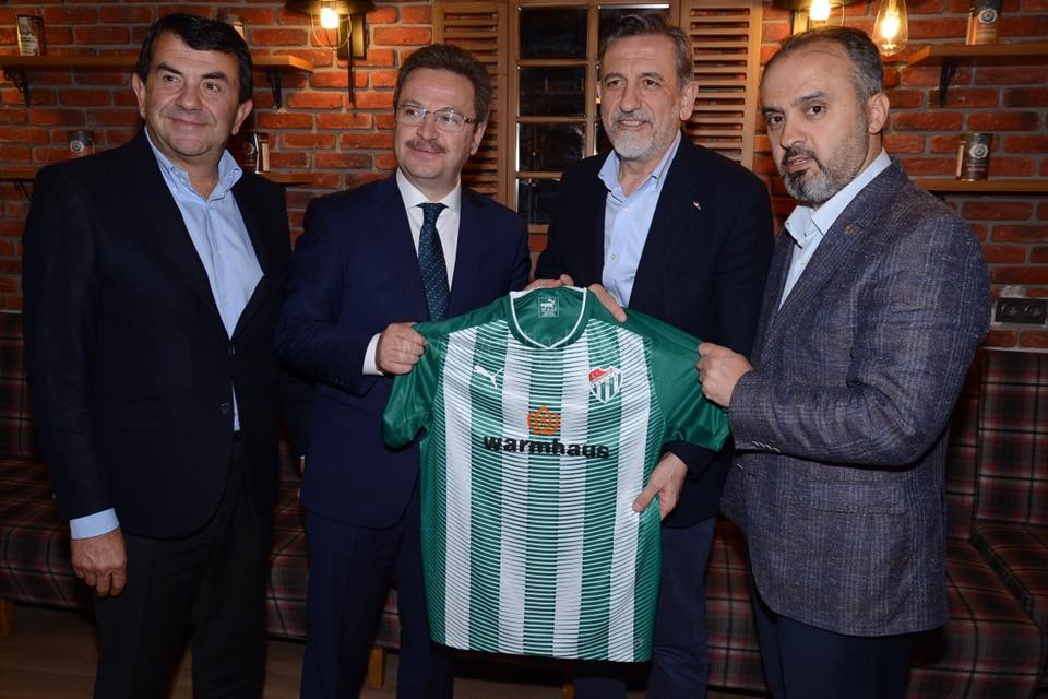 VALİ ÜNLÜ BURSA HEYETİYLE BULUŞTU