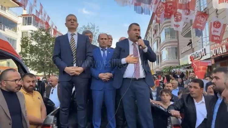 MHP MİLLETVEKİLİ ADAYLARI IĞDIRA GELDİ SEÇİM OFİSLERİNİN AÇILIŞINI YAPTILAR