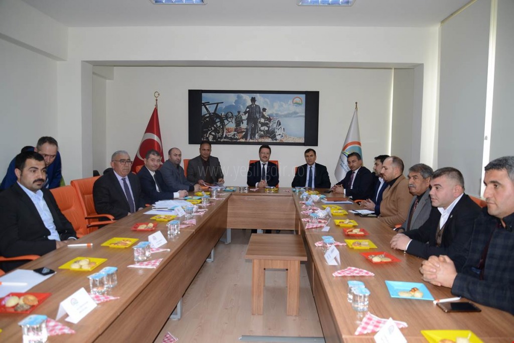 TARIM VE HAYVANCILIK DEĞERLENDİRME TOPLANTISI GERÇEKLEŞTİRİLDİ