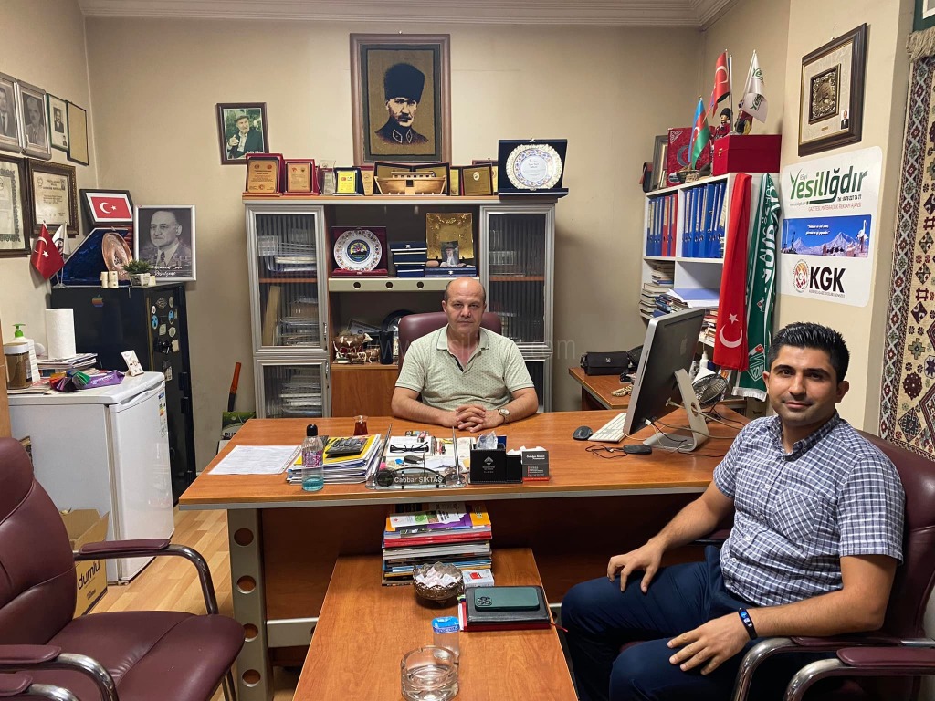 BASIN MÜDÜRÜ İLTERİŞ KAĞAN TAŞKINSU'DAN GAZETEMİZE ANLAMLI ZİYARET