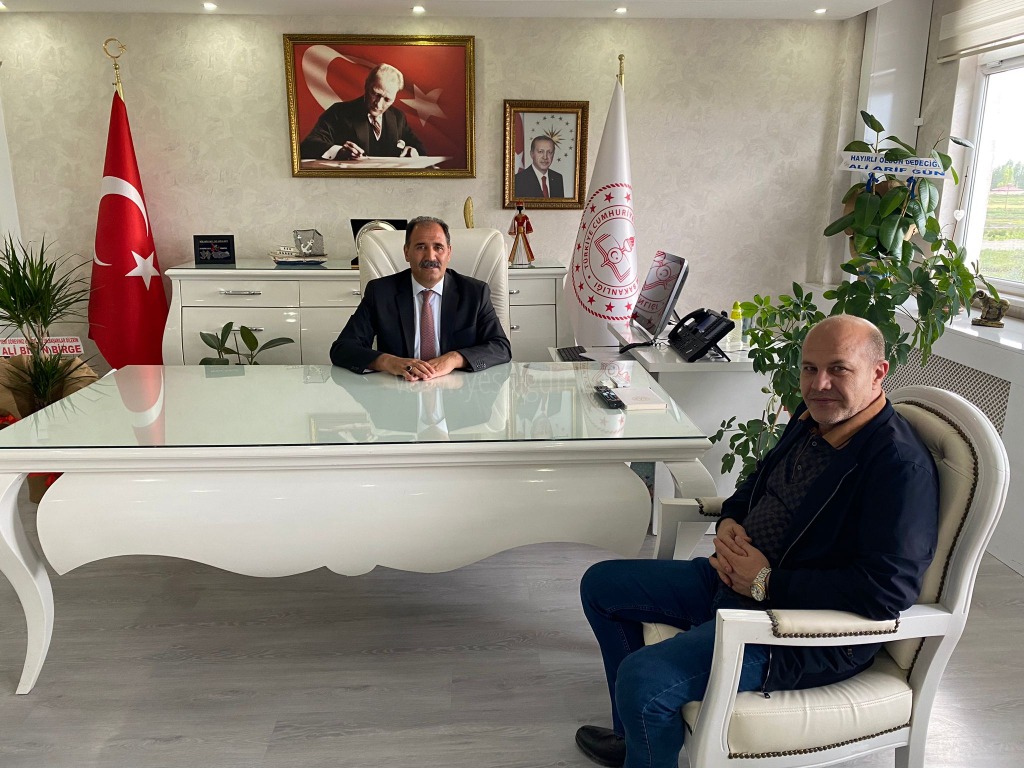 Milli Eğitim Müdürü Aziz Güne Hoşgeldin Ziyareti