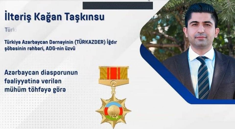 TAŞKINSU MADALYA İLE ÖDÜLLENDİRİLDİ