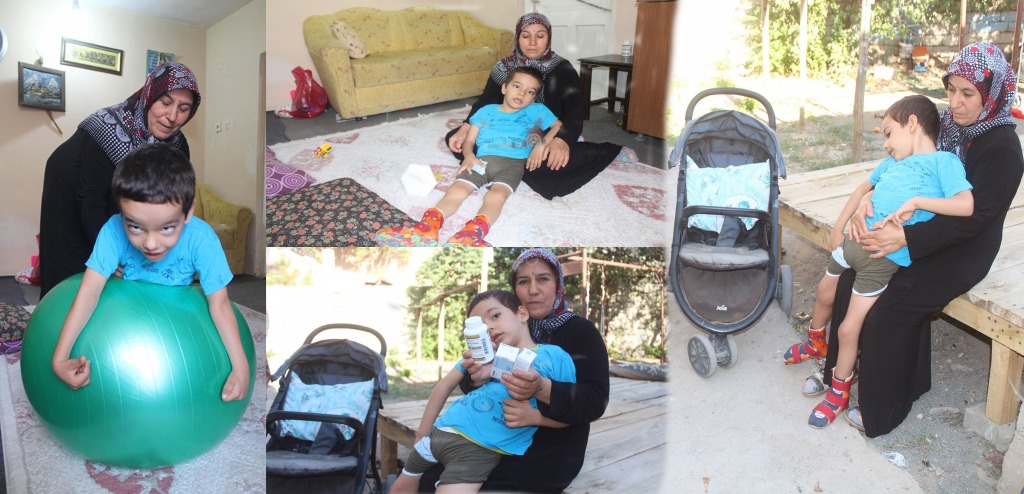 Anne Baba ayrıldı 6 Yaşındaki Engelli Alperen ortada kaldı