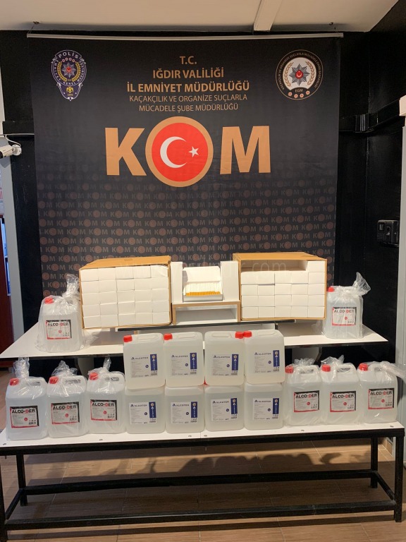 Iğdır Kaçakçılık ve Organize Suçlarla mücadele şube müdürlüğü Kaçakçılara göz açtırmıyor