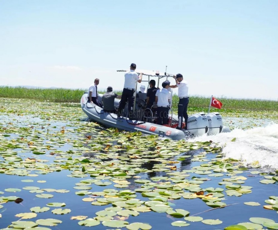 Kaymakam Akbulut Işıklı Gölündeki turları denetledi