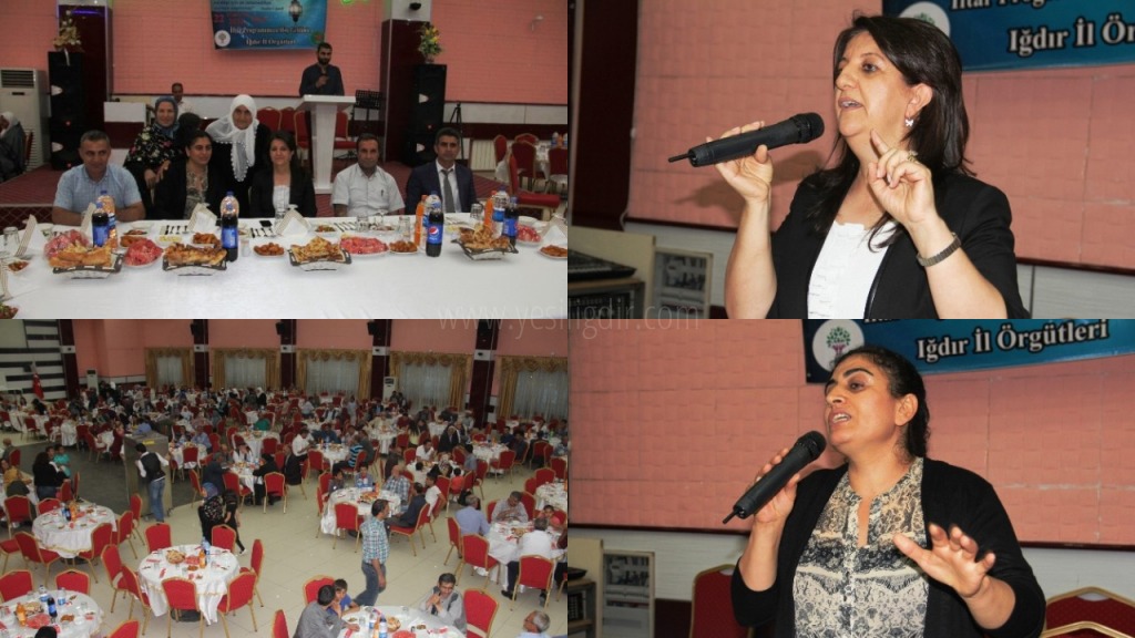 Iğdır'da DBP ve HDP'den Öldürülen PKK'lıların Ailelerine İftar