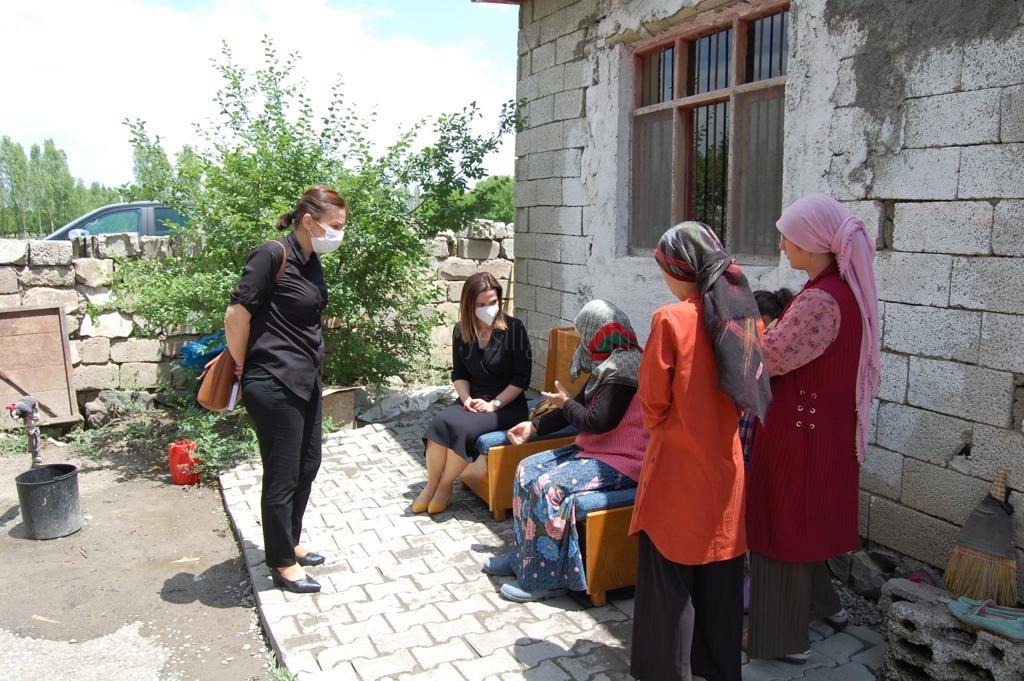 Hatice Sarıibrahim Aile Ziyaretleri Kapsamında Kızıltaş Ailesini Ziyaret Etti