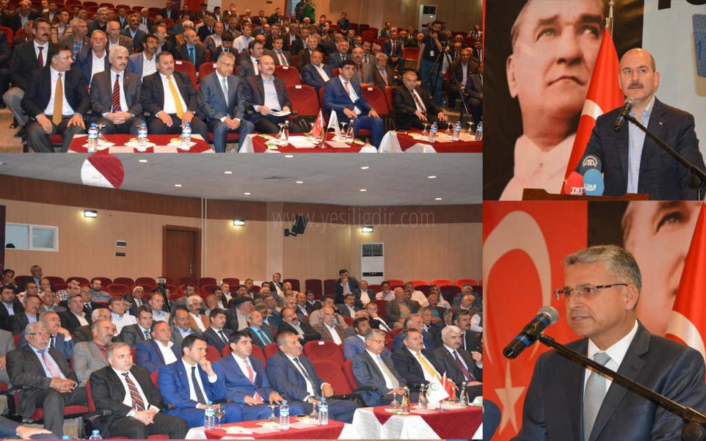 İçişleri Bakanı Soylu Muhtarlarla buluştu