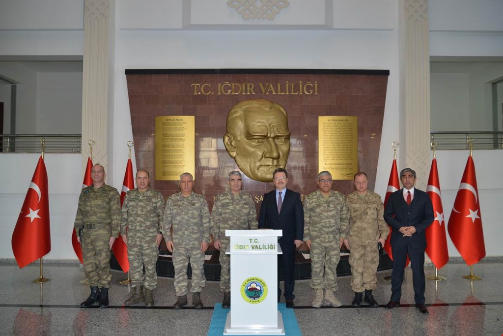 ORGENERAL SAVAŞ VALİ ÜNLÜYÜ ZİYARET ETTİ