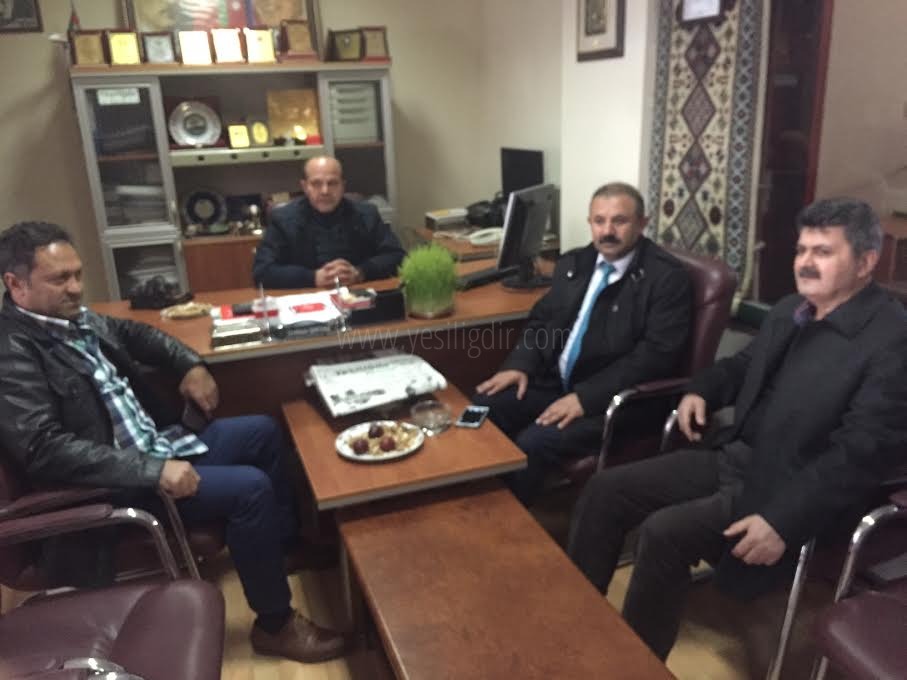 Sefer Karakoyunlu nezaket ziyaretinde bulundu