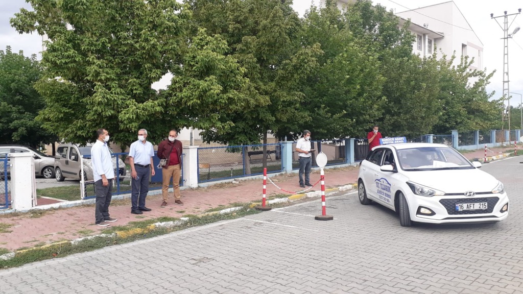 Iğdır'da maskeli MTSK Sınavı Yapıldı