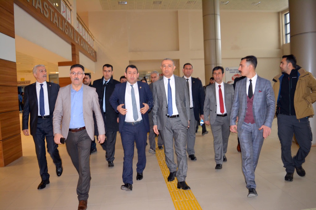 Cumhur İttifakı Belediye Başkan Adayı Hastaları Ziyaret etti