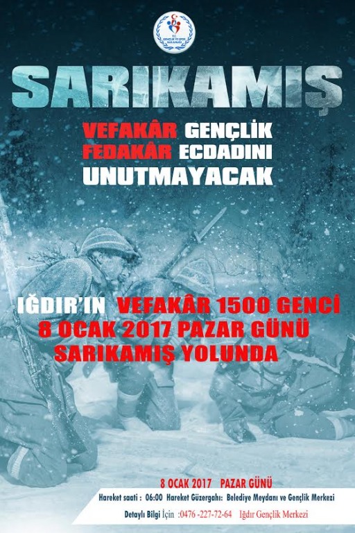 IĞDIRIN 1500 GENÇİ SARIKAMIŞ YOLUNDA