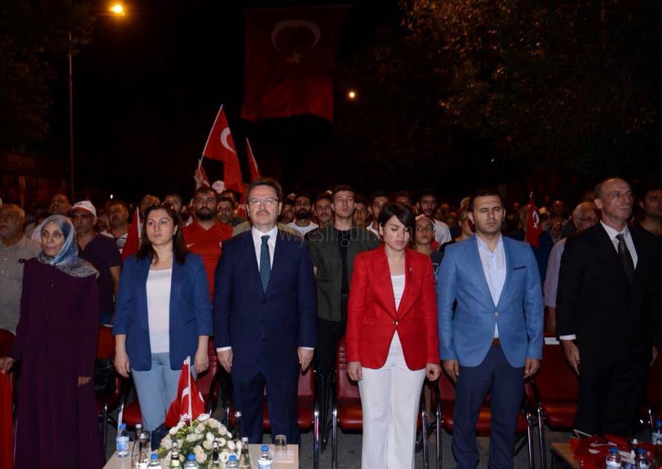15 TEMMUZ ANMA PROGRAMI DÜZENLENDİ
