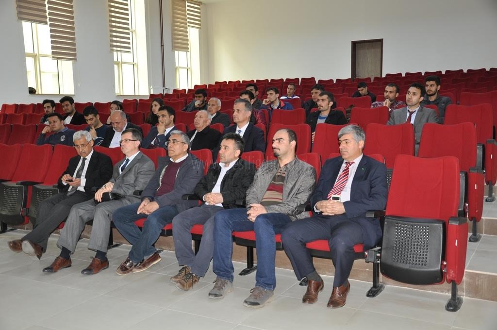 ÜNİVERSİTEMİZDE AR-GE FAALİYETLERİ VE MEVCUT PROJE DESTEKLERİ KONULU KONFERANS YAPILDI