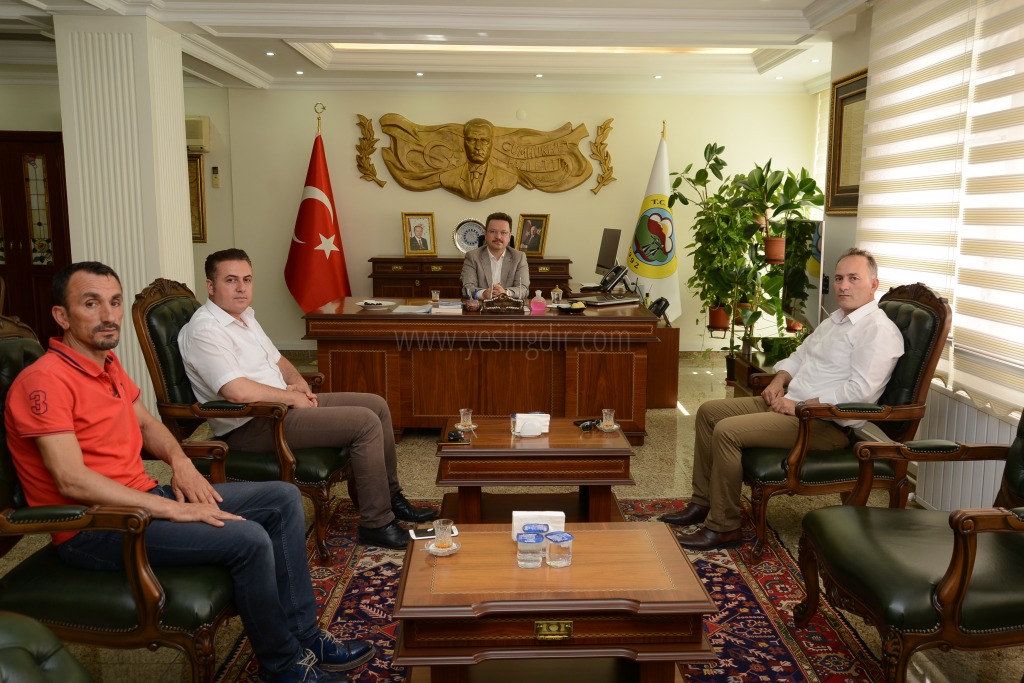 Özer Ertekin Vali Enver Ünlüyü Makamında Ziyaret Etti