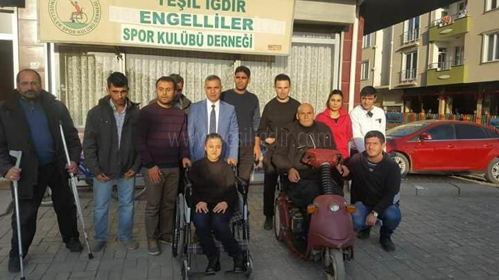 Iğdır Belediyesinden Engelliler Derneğine Destek