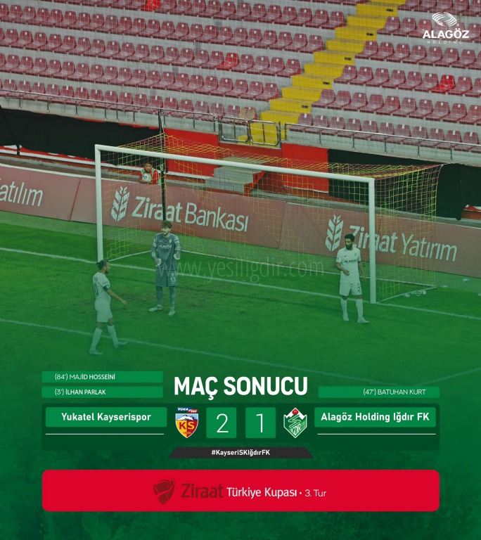 Kayserispor 2-1 Iğdırspor