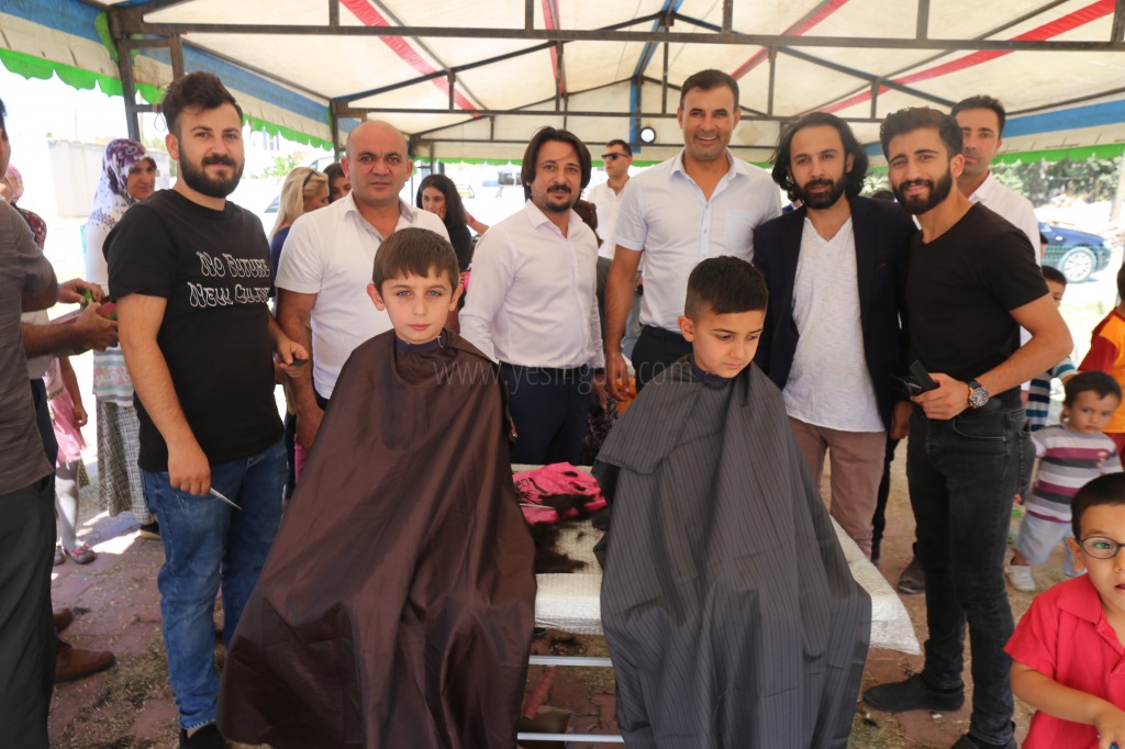 Iğdırda 1176 Çocuğun ücretsiz saç kesimi yapıldı