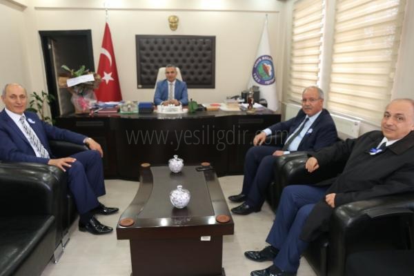 İl Deftardarı Vergi Haftası Nedeniyle Başkan Yikiti Ziyaret Etti