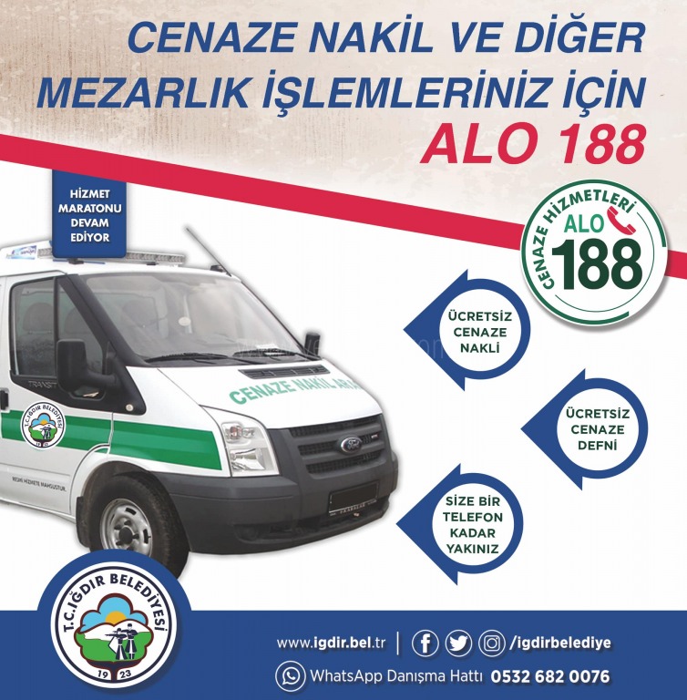 IĞDIR BELEDİYESİNDEN BİR HİZMET DAHA