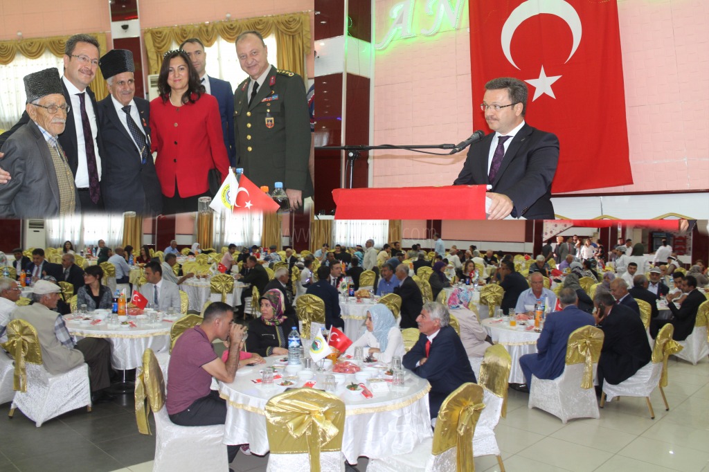 Vali Enver Ünlü Şehitlerimiz Nurlanmış Gazilerimiz ise Onurlanmış kişilerdirdedi