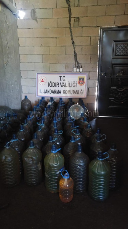 1024 Litre Kaçak Akaryakıt Ele Geçirildi