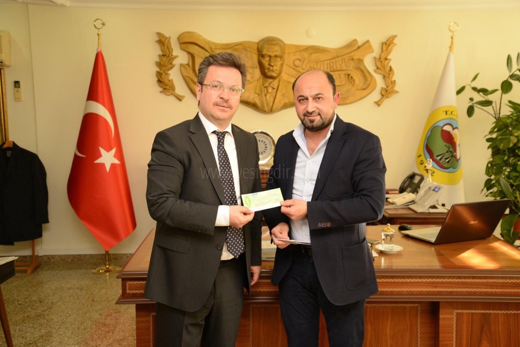 İŞ ADAMI SERHAT SOFUOĞLU VALİ ENVER ÜNLÜYÜ ZİYARET ETTİ