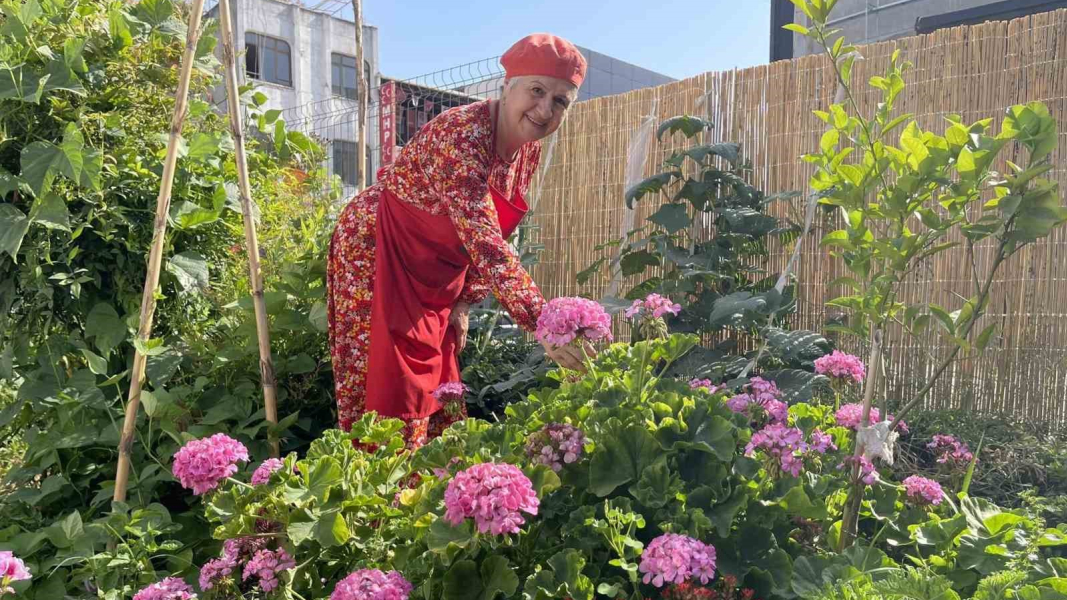 Hayalini kurduğu bahçeli iş yerine konteyner çarşıda kavuştu