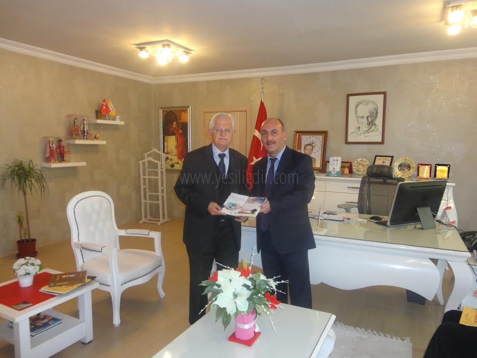Prof Dr Adem Tatlı Milli Eğitim Müdürünü ziyaret etti