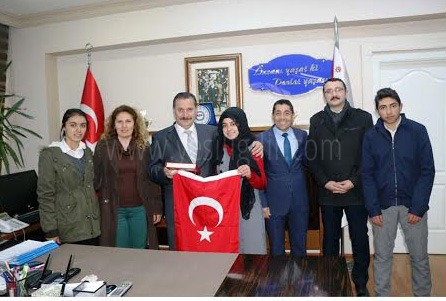 Öğrencilerden İl Emniyet Müdürü Orhan ÇEVİKe Anlamlı Ziyaret