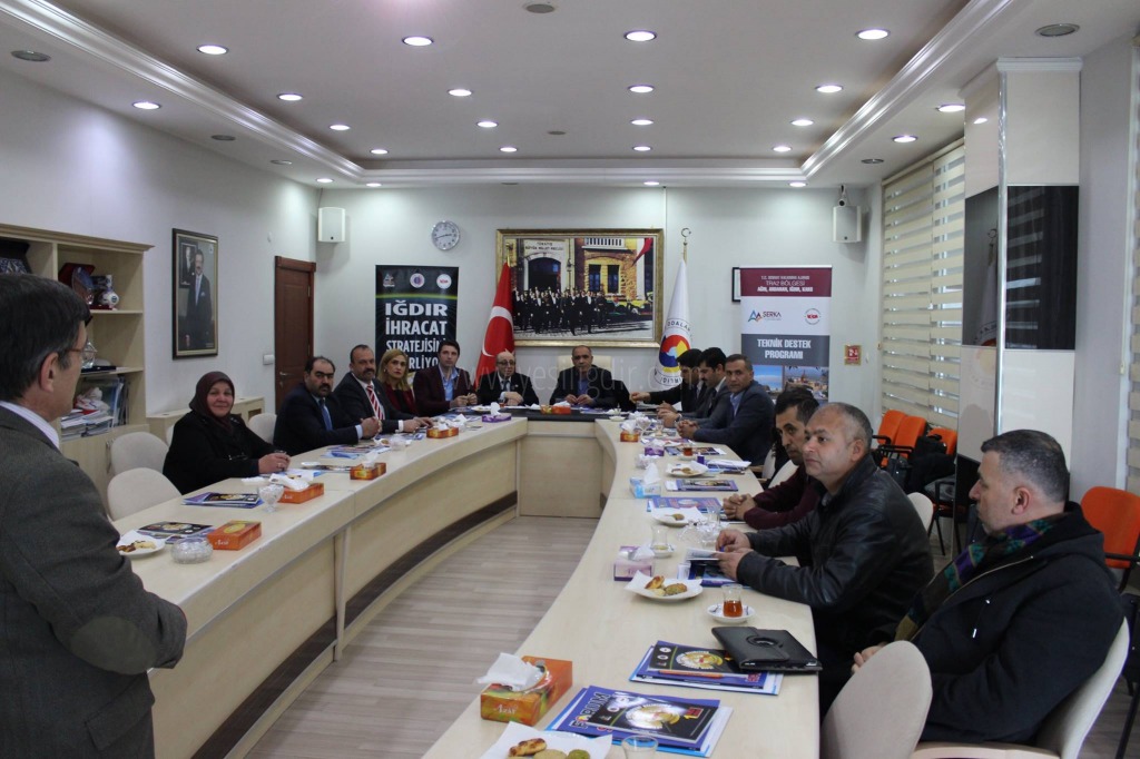 IĞDIR İHRACAT STRATEJİSİNİ BELİRLİYOR PROJESİ KAPANIŞ TOPLANTISI YAPILDI